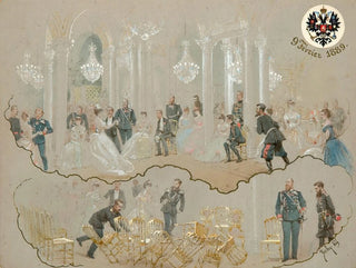 Alexandre III at the Winter Palace Ball - Mihály Zichy — artwork view