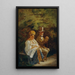 The Old Bachelor - Mihály Zichy — framed artwork on a wall