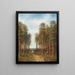 Path through the pine forest - Mikhail Konstantinovich Klodt — framed artwork on a wall