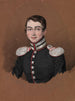 Portrait of a young officer - Mikhail Terebenev — artwork view