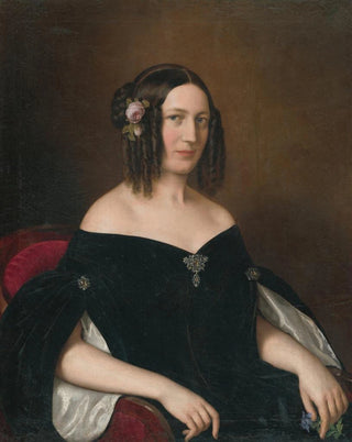 Mikls Barabs - Portrait of a young widow.webp
