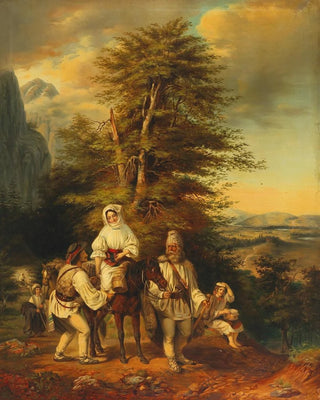 Mikls Barabs - Romanian Family on their Way to Market.webp