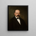 Portrait painting of Michał Rola Woszczyński - Mikołaj Strzegocki — framed artwork on a wall
