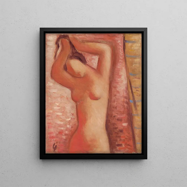 After the Bath - Mikuláš Galanda — framed artwork on a wall