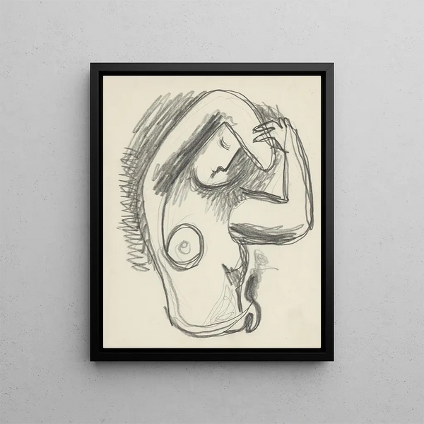 Acte - Mikuláš Galanda — framed artwork on a wall