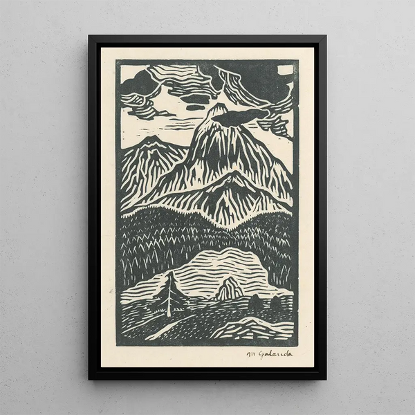 Autumn II - Mikuláš Galanda — framed artwork on a wall