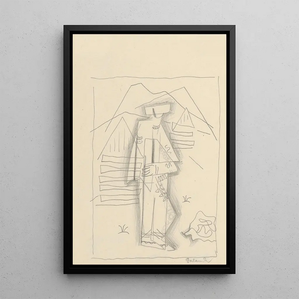 Bêê - Mikuláš Galanda — framed artwork on a wall