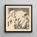 Player of Bagpipes - Mikuláš Galanda — framed artwork on a wall