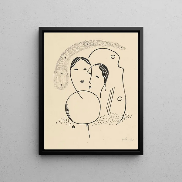 Ball - Mikuláš Galanda — framed artwork on a wall