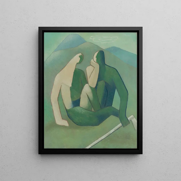Bandits - Mikuláš Galanda — framed artwork on a wall