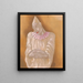 Clown - Mikuláš Galanda — framed artwork on a wall