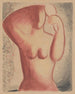 Woman painting herself with a mirror - Mikuláš Galanda — artwork view