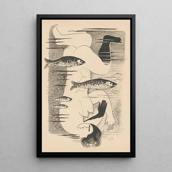 Noyé - Mikuláš Galanda — framed artwork on a wall