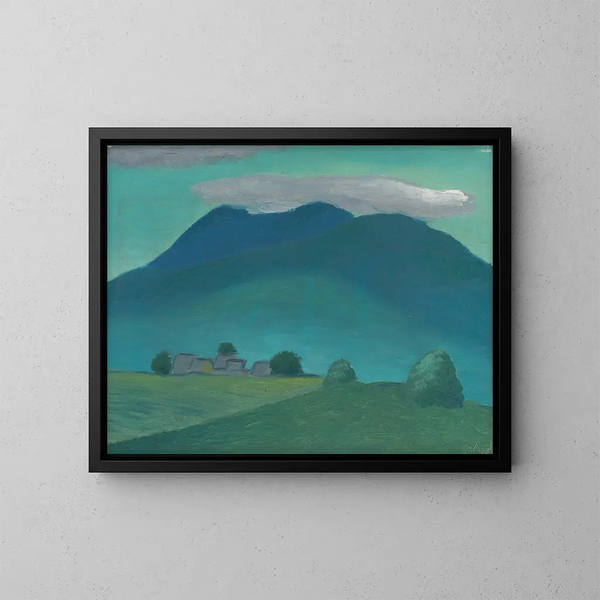 Late in the Evening - Mikuláš Galanda — framed artwork on a wall
