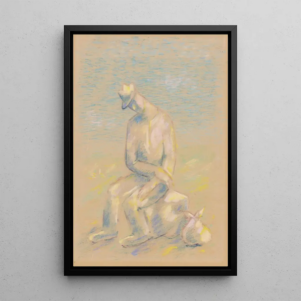 Émigrant - Mikuláš Galanda — framed artwork on a wall