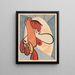 Fire - Mikuláš Galanda — framed artwork on a wall
