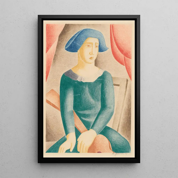 Harlequin - Mikuláš Galanda — framed artwork on a wall