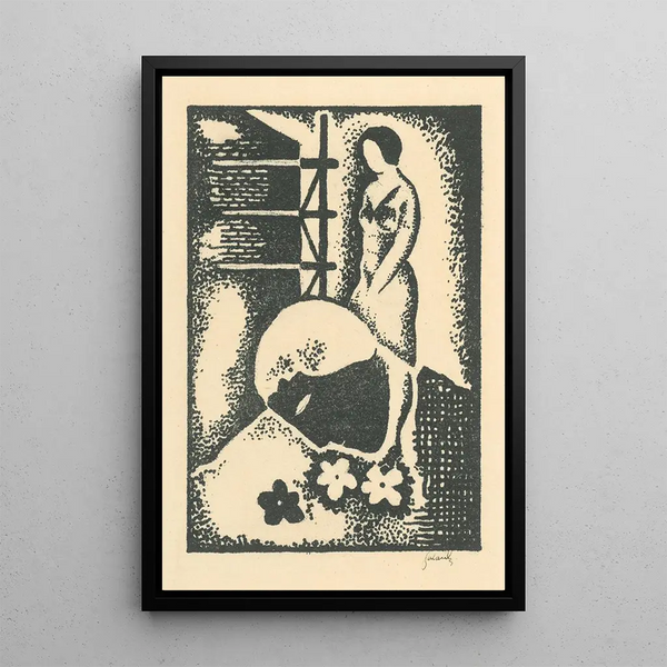 Spring Painting - Mikuláš Galanda — framed artwork on a wall