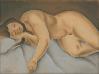 Nude female lying down - Mikuláš Galanda — artwork view
