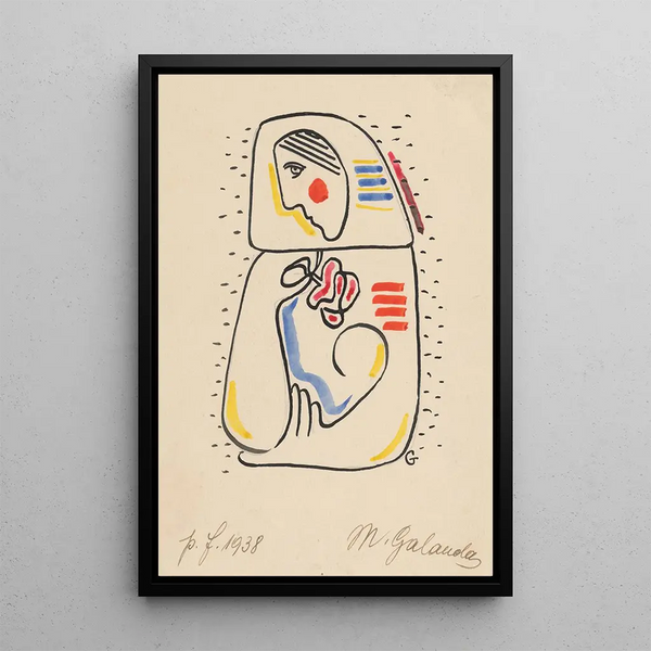 Mother - Mikuláš Galanda — framed artwork on a wall
