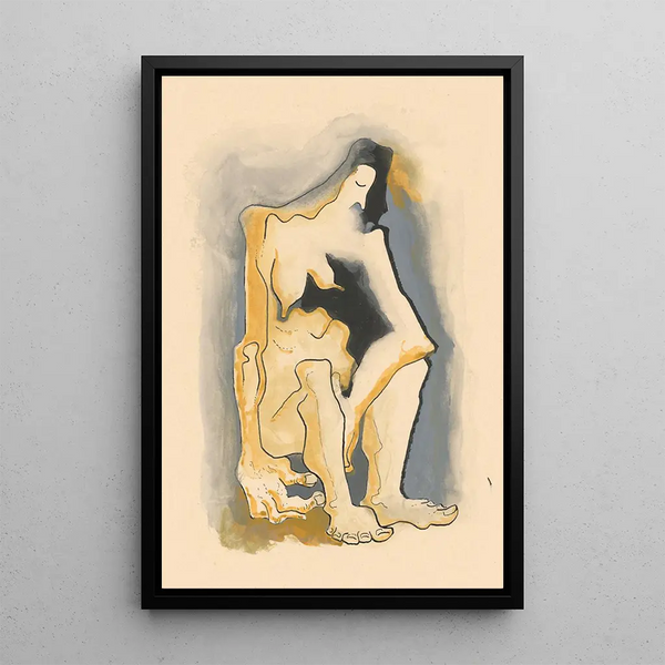 Vieillesse - Mikuláš Galanda — framed artwork on a wall