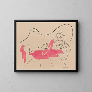 Operation - Mikuláš Galanda — framed artwork on a wall