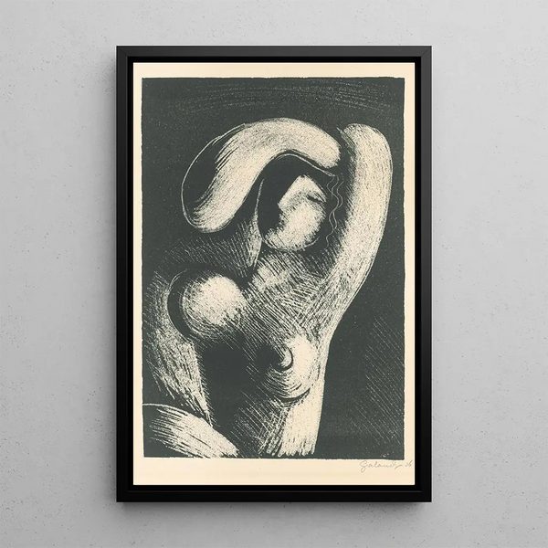 Polakt - Mikuláš Galanda — framed artwork on a wall