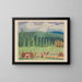 Urban Landscape Painting - Mikuláš Galanda — framed artwork on a wall