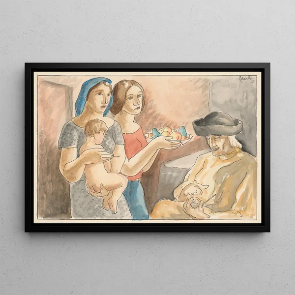 Homeland - Mikuláš Galanda — framed artwork on a wall