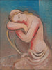 Sitting Model Painting - Mikuláš Galanda — artwork view