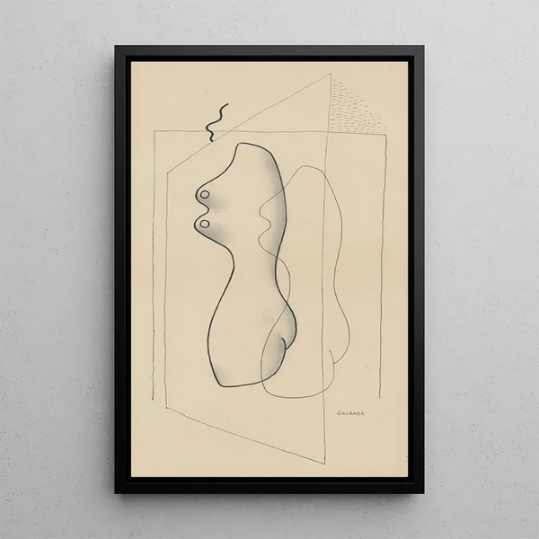 Shadow - Mikuláš Galanda — framed artwork on a wall