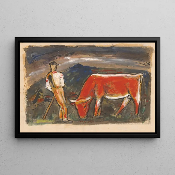 Berger - Mikuláš Galanda — framed artwork on a wall