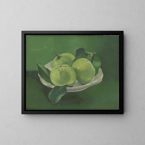 Nature morte avec des pommes - Mikuláš Galanda — framed artwork on a wall