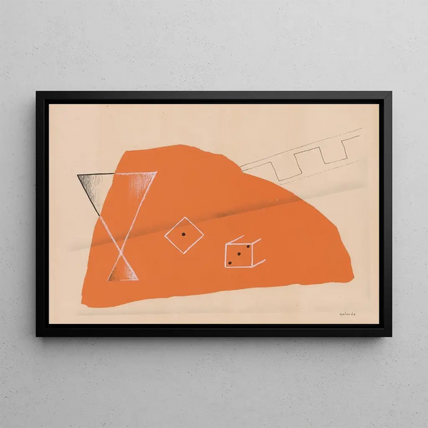Nature morte avec une tasse - Mikuláš Galanda — framed artwork on a wall