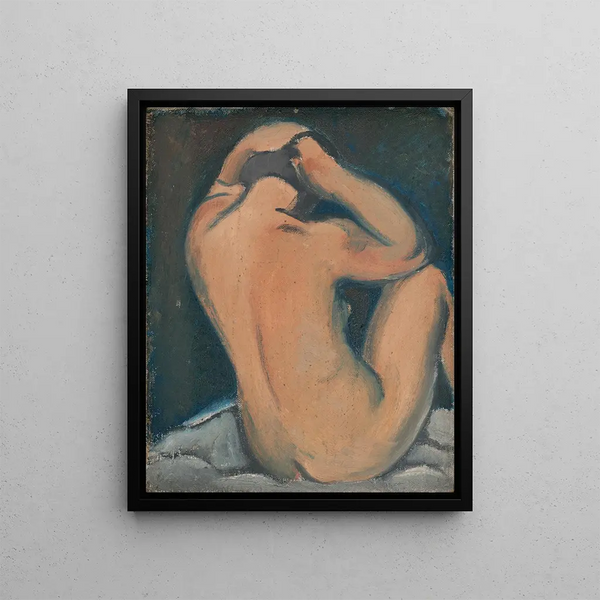 Study of a nude - Mikuláš Galanda — framed artwork on a wall