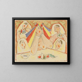 The Bride - Mikuláš Galanda — framed artwork on a wall