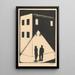 The Encounter - Mikuláš Galanda — framed artwork on a wall