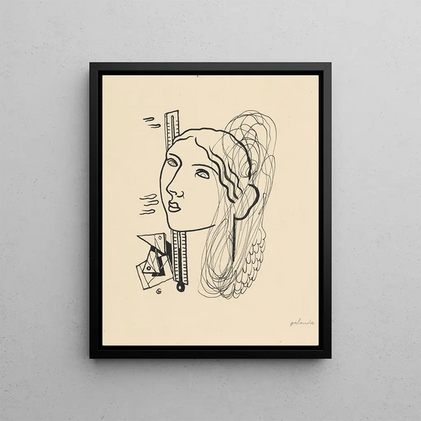 Thermometer - Mikuláš Galanda — framed artwork on a wall