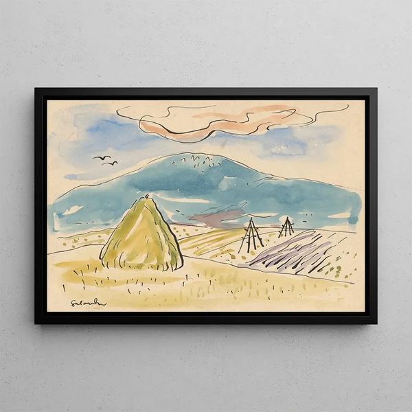 Turiec - Mikuláš Galanda — framed artwork on a wall