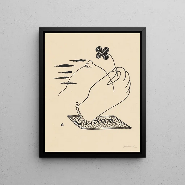 Volcano - Mikuláš Galanda — framed artwork on a wall