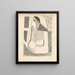 Woman at the Window - Mikuláš Galanda — framed artwork on a wall