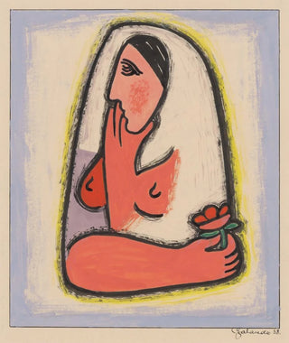 Mikul Galanda - Woman with a Flower.webp