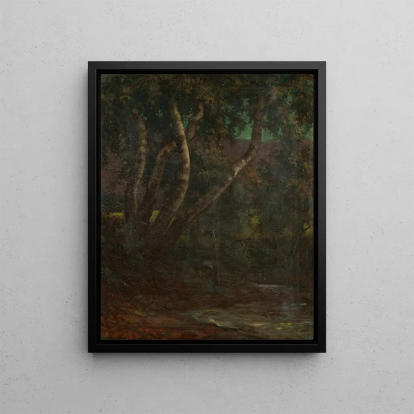 Forest - Milan Thomka Mitrovský — framed artwork on a wall