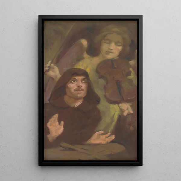 En extase - Milan Thomka Mitrovský — framed artwork on a wall