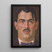 Portrait painting of E B Luk - Milan Thomka Mitrovský — framed artwork on a wall