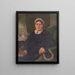 Portrait painting of E. Moltsov - Milan Thomka Mitrovský — framed artwork on a wall