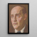 Portrait Painting of J P - Milan Thomka Mitrovský — framed artwork on a wall