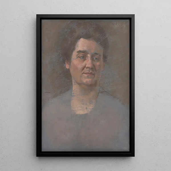 Portrait of M Ulekov - Milan Thomka Mitrovský — framed artwork on a wall