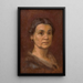 Portrait of Mrs. Robrov - Milan Thomka Mitrovský — framed artwork on a wall