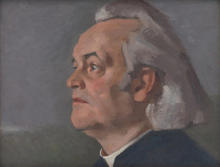 Portrait Painting of Mgr Alojz Kolska - Milan Thomka Mitrovský — artwork view